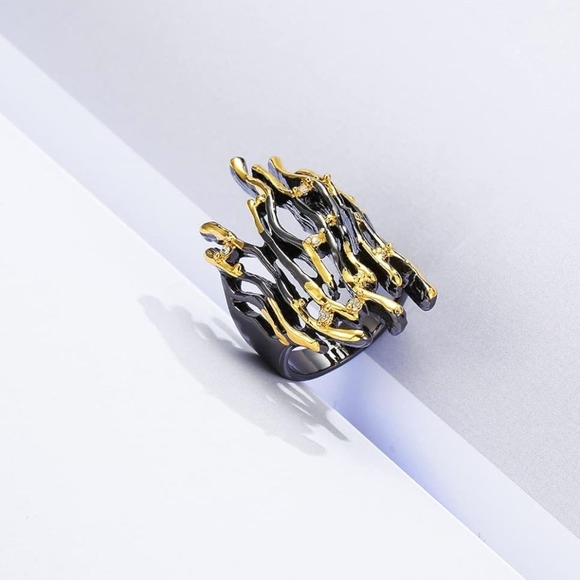 Branch Shape Statement Ring - Picture 3 of 5